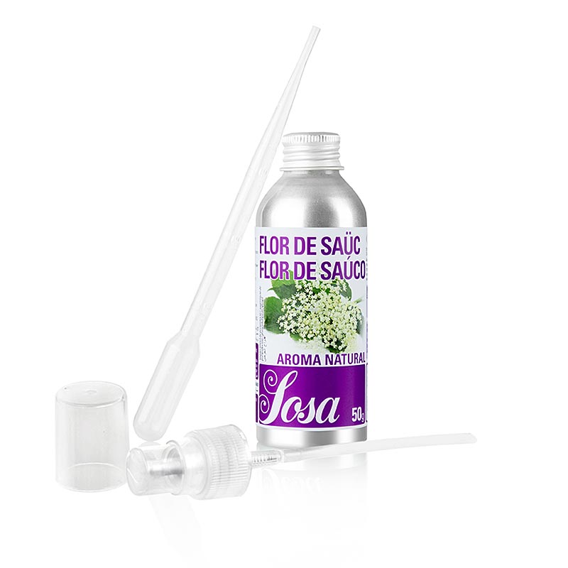 Aroma Holunderblüte, flüssig Sosa - 50 g - Aluflasche