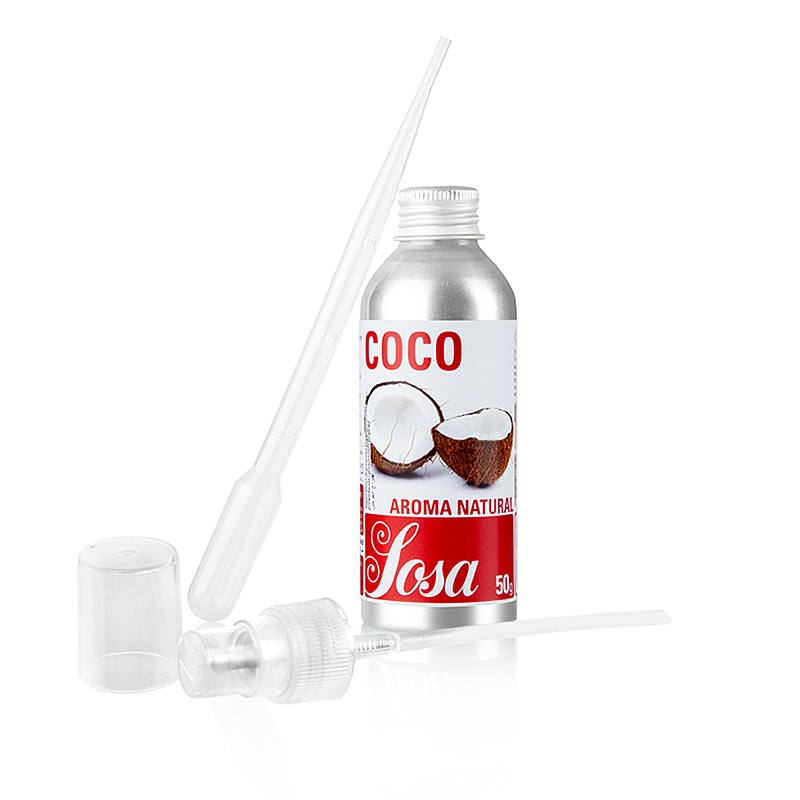 Arôme Naturel Noix de Coco, liquide, Sosa - 50 g - bouteille