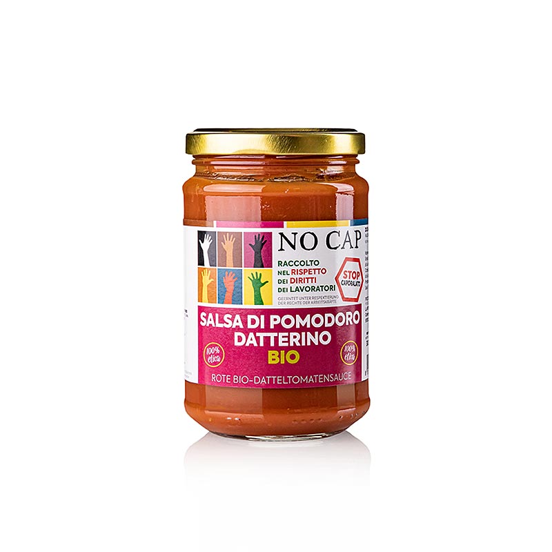 Date tomato sauce, NO CAP, ORGANIC - 300g - can
