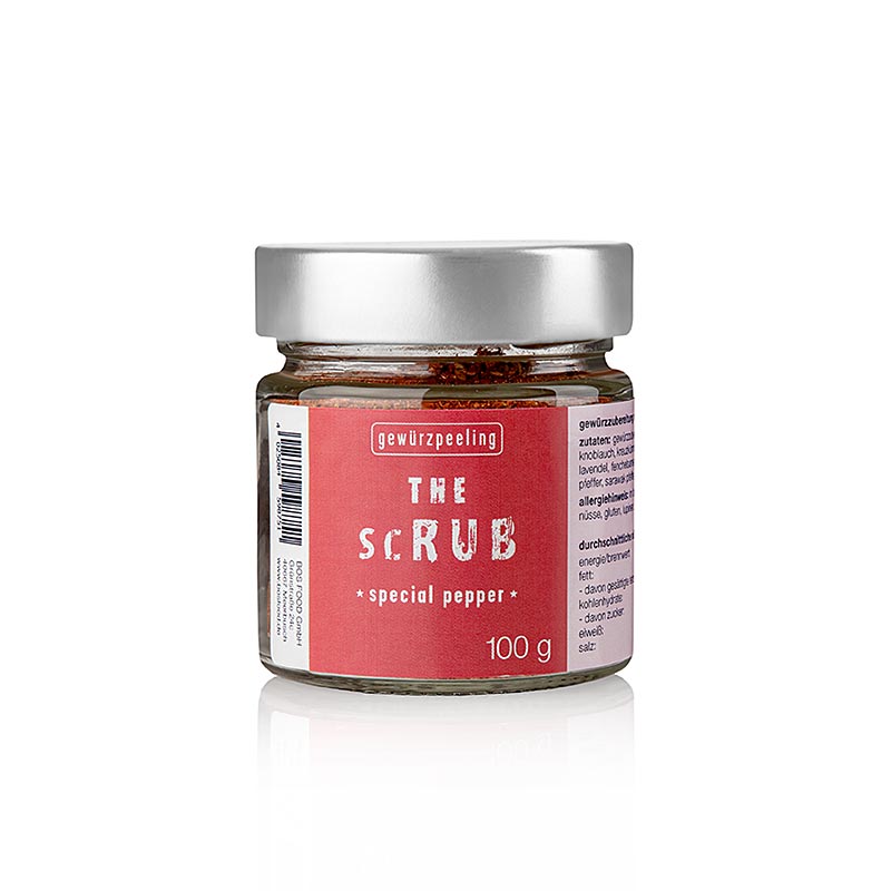 Serious Taste ``the scrub - Special Pepper, Ernst Petry - 100 gram - Glas