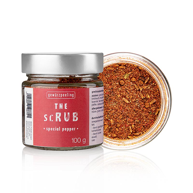 Serious Taste ``the scrub - Special Pepper, Ernst Petry - 100 gram - Glas