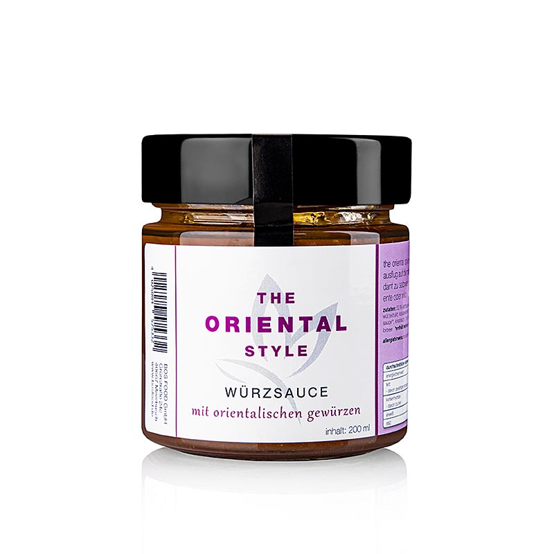 Serious taste the oriental style sauce, Ernst Petry - 200ml - Glass Serious taste the oriental style sauce, Ernst Petry - 200ml - Glass