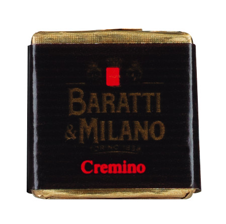 Cremino extra noir, praliner i lag med mørk hasselnød, Baratti e Milano - 500 g - taske