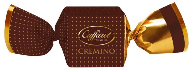 Dark Cremino Cubes, gelaagde praliné, donker, los, Caffarel - 1000g - kg