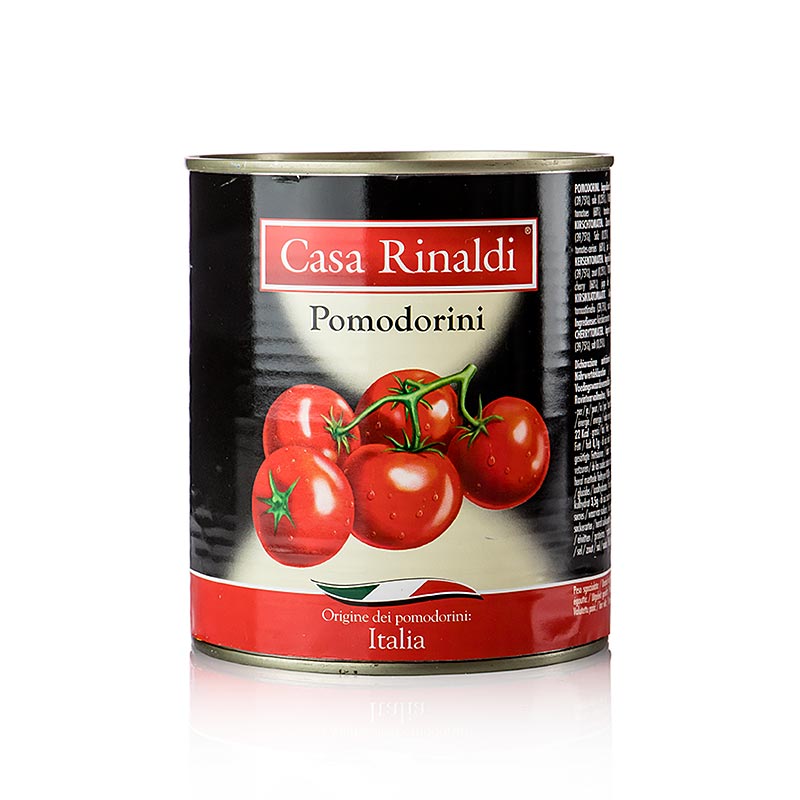 Tomates cerises, entières (Pomodorini), Casa Rinaldi - 800g - pouvez