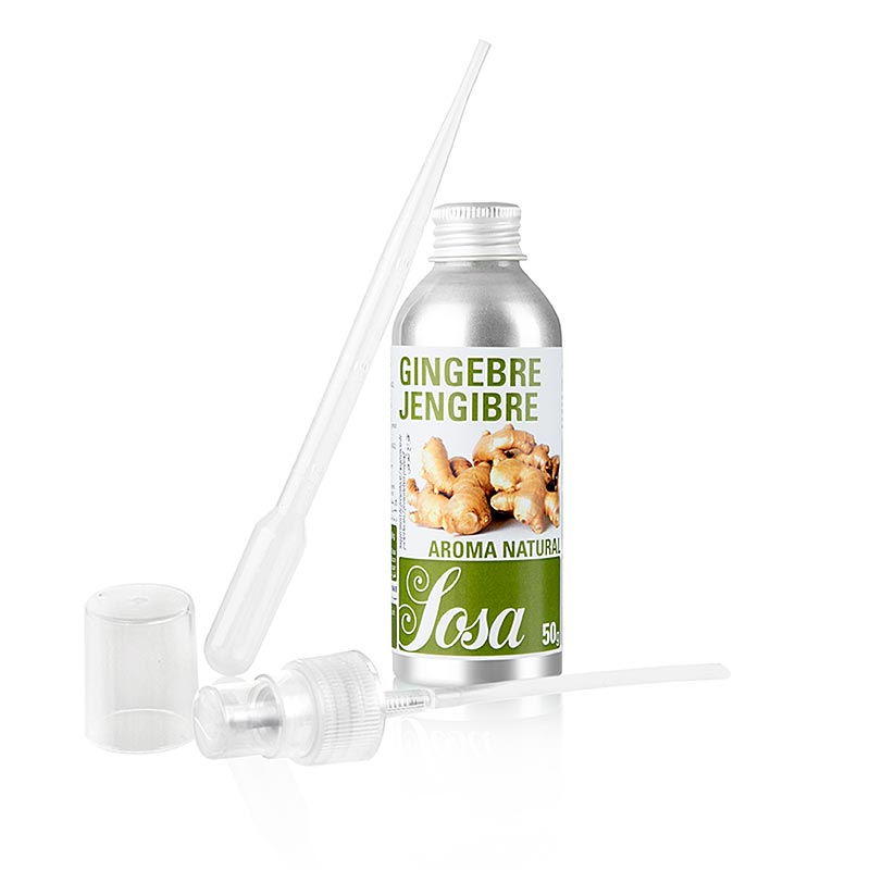 Aroma Natuurlijke gember, vloeibaar Sosa - 50 g - fles