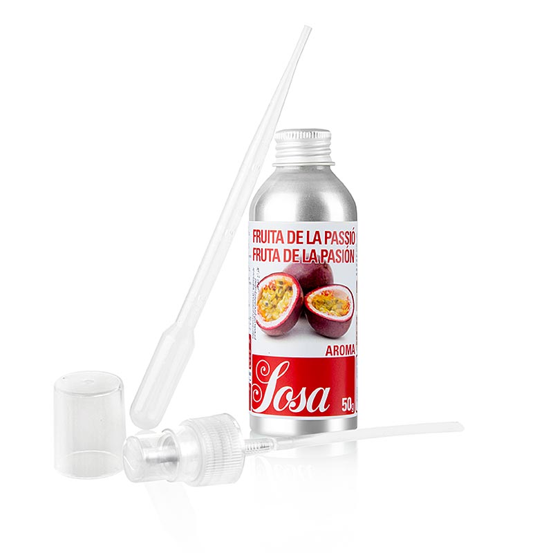 Aroma Passionsfrucht, flüssig, Sosa - 50 g - Flasche