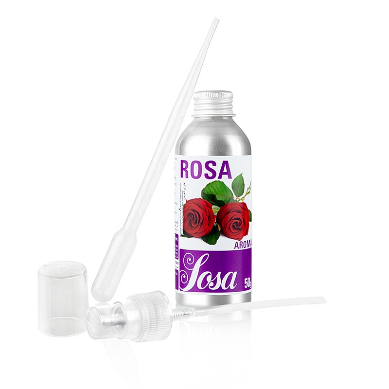 Aroma Rose, flydende, sosa - 50 g - flaske