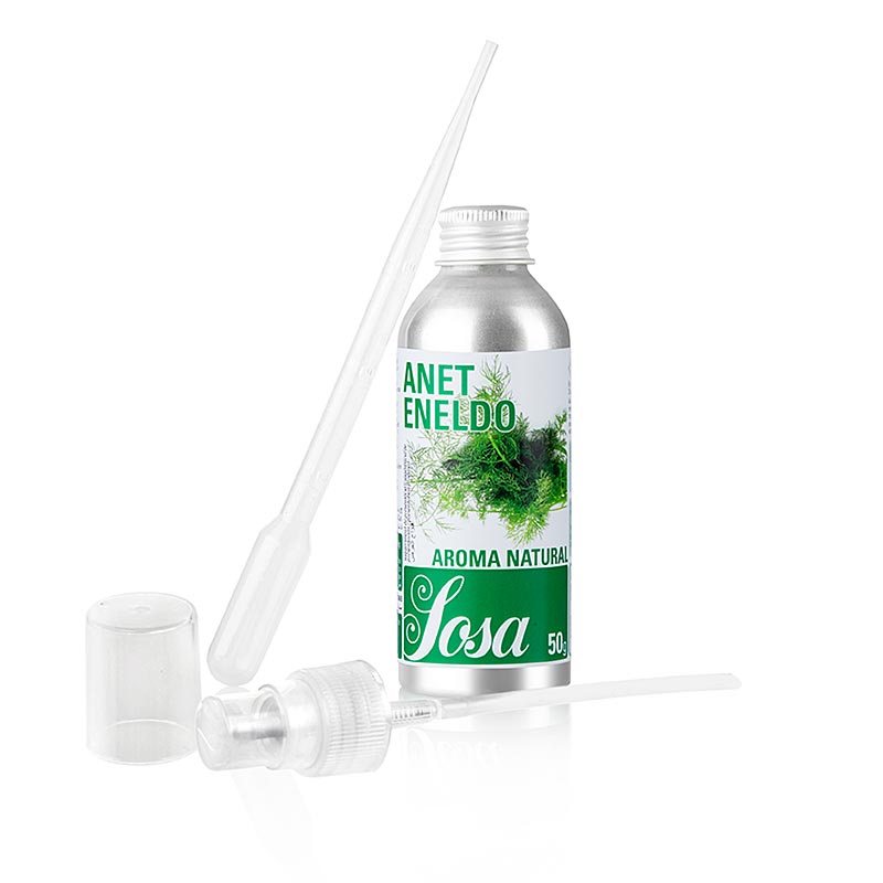 Aroma Natural Dill, flüssig, Sosa - 50 g - Flasche Aroma Natural Dill, flüssig, Sosa - 50 g - Flasche