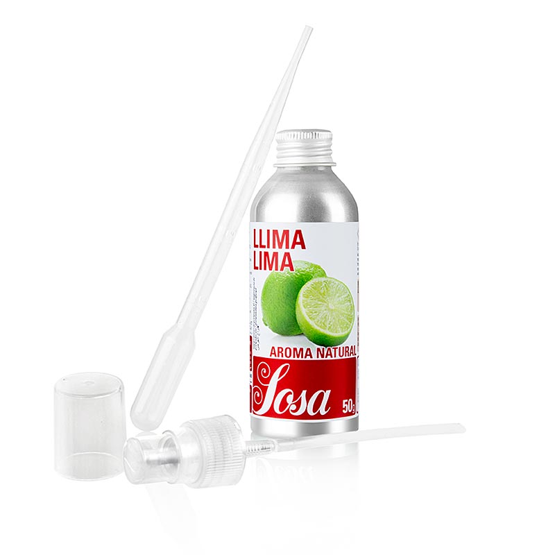 Aroma Natural Limette, flüssig Sosa - 50 g - Aluflasche