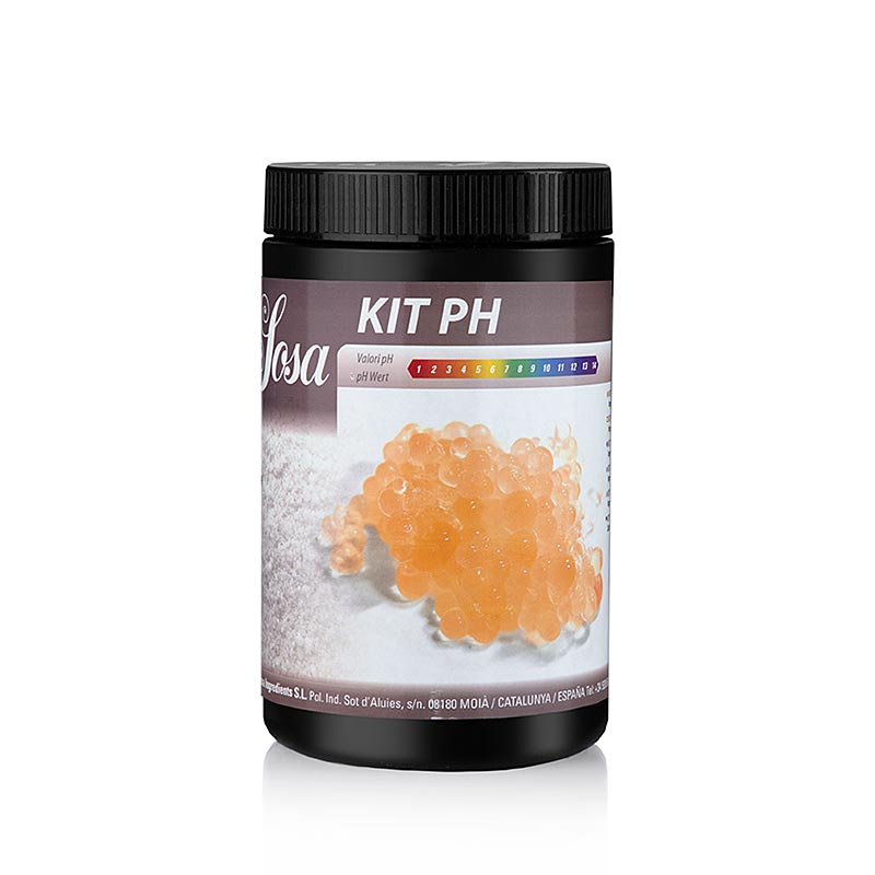 Citrate Kit PH - Citrate + test de pH bandes, de texturation, Sosa, E331iii - 750 g, 2 pcs. - Ãtain
