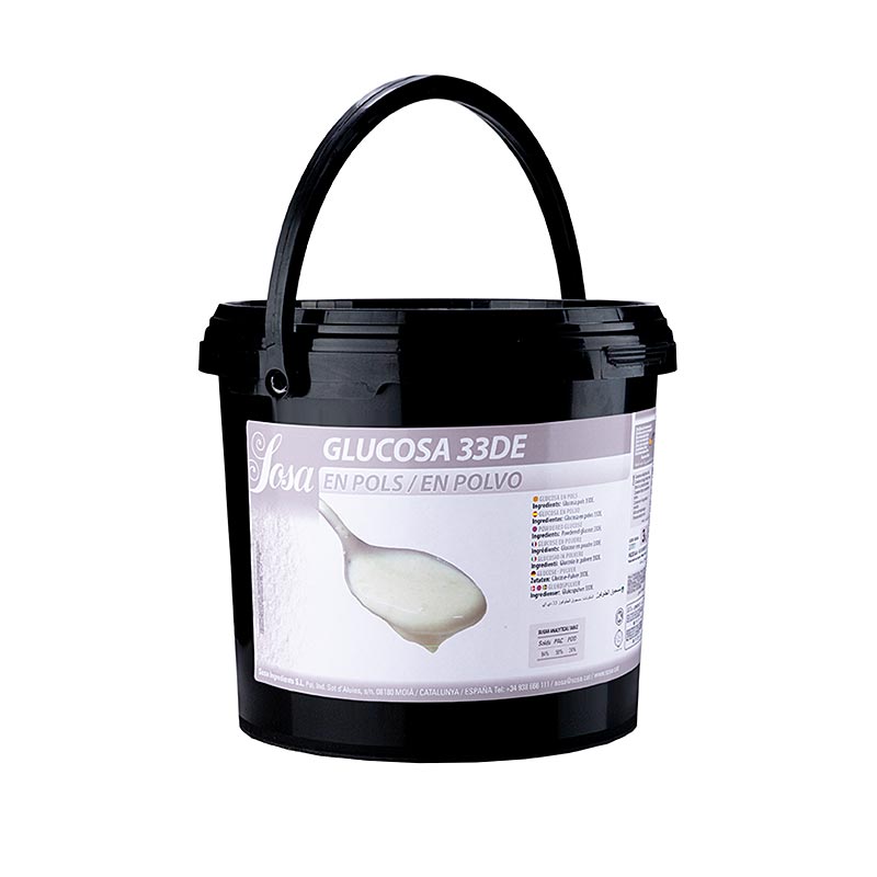 Sosa Glukose Pulver - 3 kg - Pe-dose