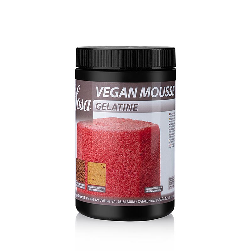 Gélatine Mousse Sosa, végétalienne, (58050098) - 500g - Pe peut