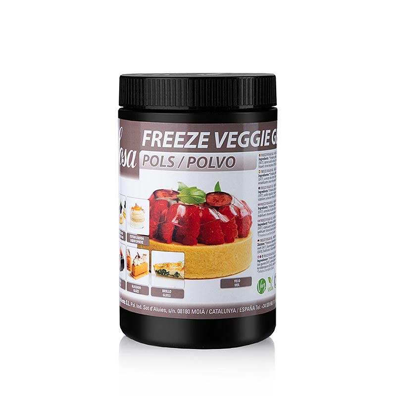 Freeze Veggi-Gel, Transparente Gelatine und frostsicher, Sosa - 500 g - Pe-dose