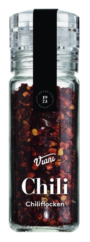 Chilli flakes, mill, peperoncino, Viani Alimentari - 45 g - Piece