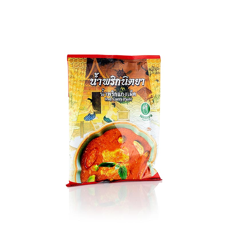 Curry Paste, rot, Nittaya, Thai - 500 g - Beutel