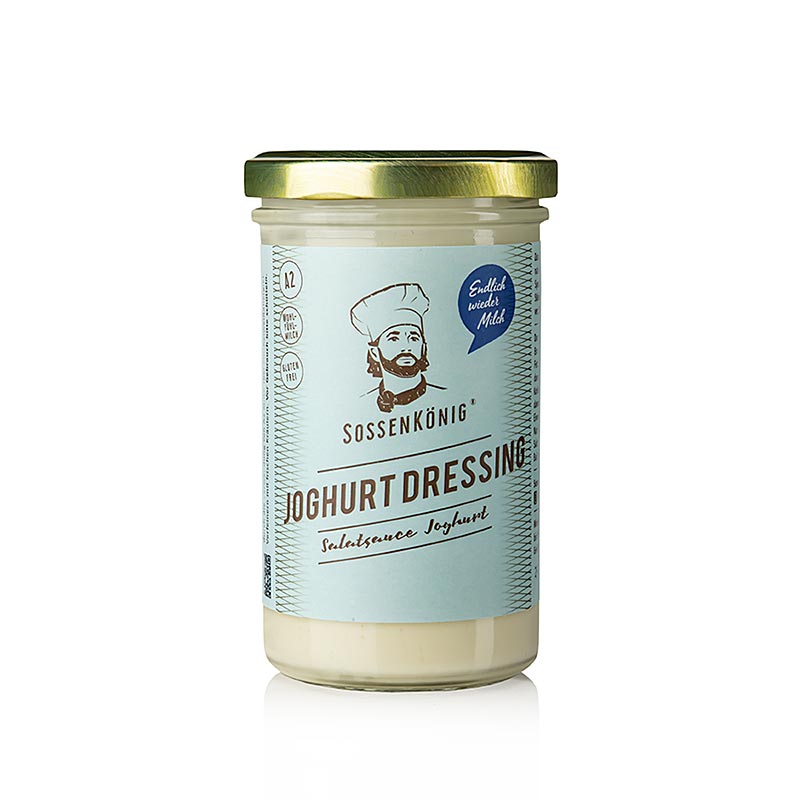 Sossenkönig - Joghurt Dressing A2, küchenfertige Sauce - 250 ml - Glas
