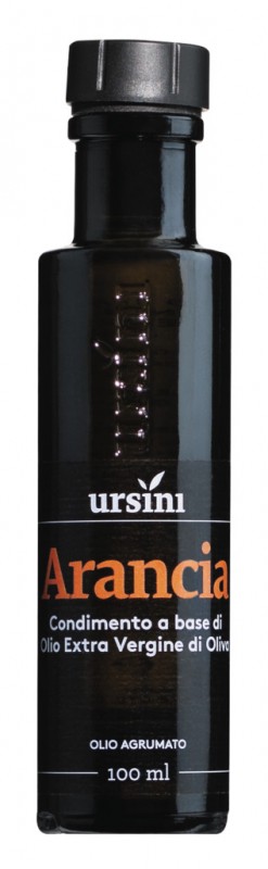 Olio Arancia, olive oil with oranges, Ursini - 100 ml - bottle