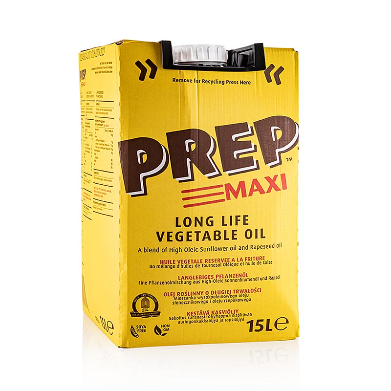 PREP Maxi, Frittierfett / Frittieröl - 15 l - Bag in box