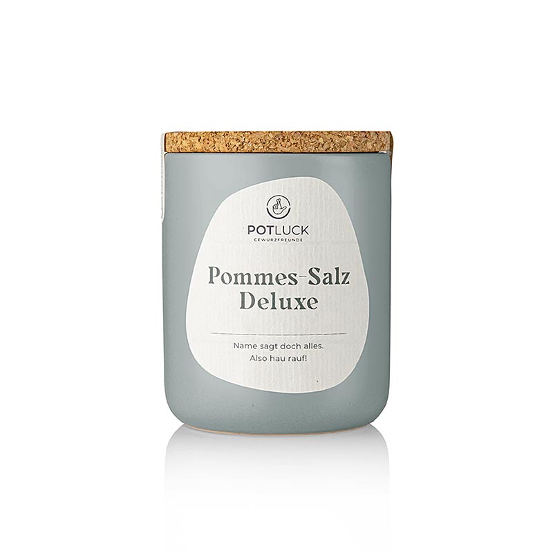 POTLUCK Pommes Salz Deluxe - 90 g - Keramikpot POTLUCK Pommes Salz Deluxe - 90 g - Keramikpot