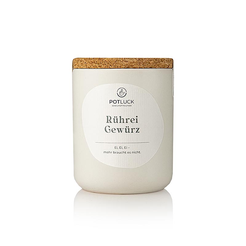 POTLUCK Rührei Gewürz, Gewürzzubereitung - 30 g - Keramikpot POTLUCK Rührei Gewürz, Gewürzzubereitung - 30 g - Keramikpot