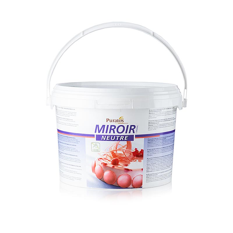 Nappage miroir neutre 1,5 kg - Ingrédients techniques