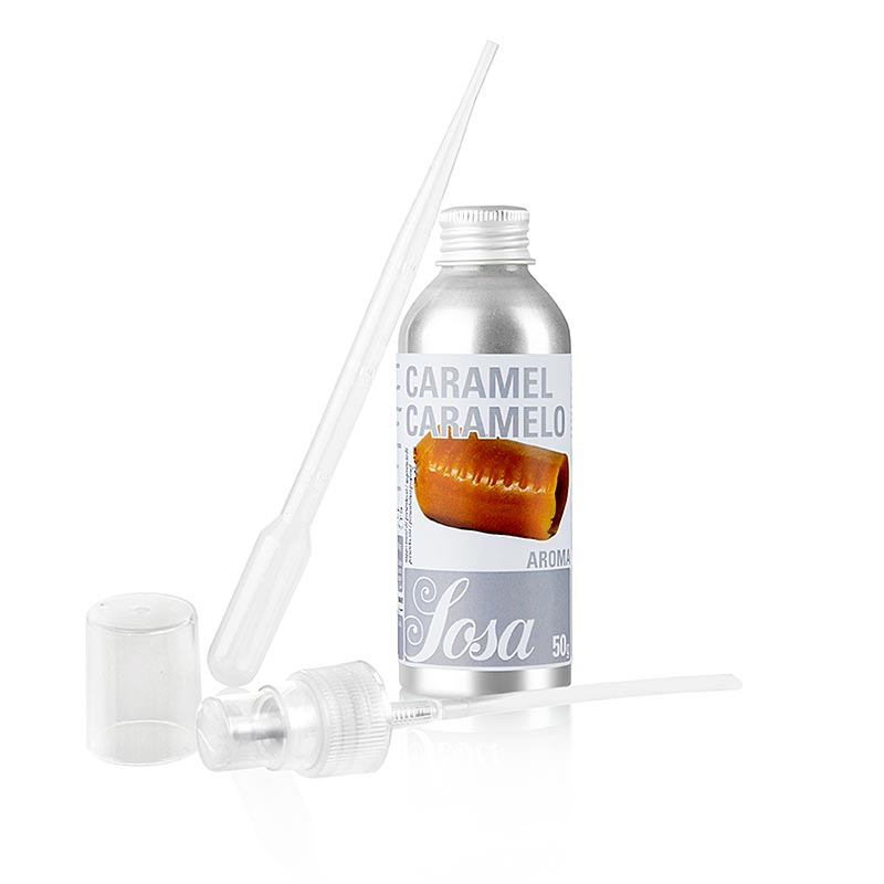 Arome Caramel, liquide, Sosa - 50 grammes - Bouteille