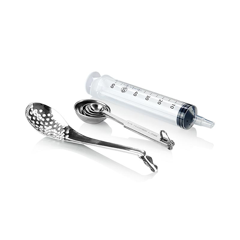 TÖOLS, tools (syringe, spoon, 4 measuring spoons), 6 pcs., TÖUFOOD - 1 pc - bag