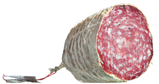 Salame Zia, Aufschnitt-Salami mit Pfeffer und Knoblauch, Bonfatti - ca. 2,5 kg - Stück Salame Zia, Aufschnitt-Salami mit Pfeffer und Knoblauch, Bonfatti - ca. 2,5 kg - Stück