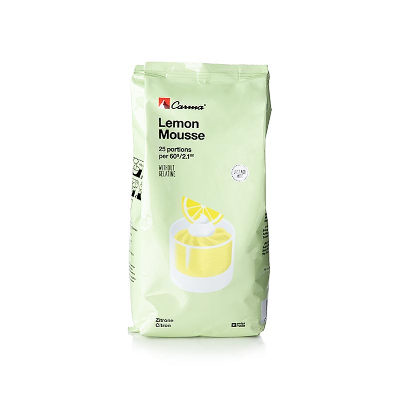 Mousse pulver - Citron Carma - 500 g - taske