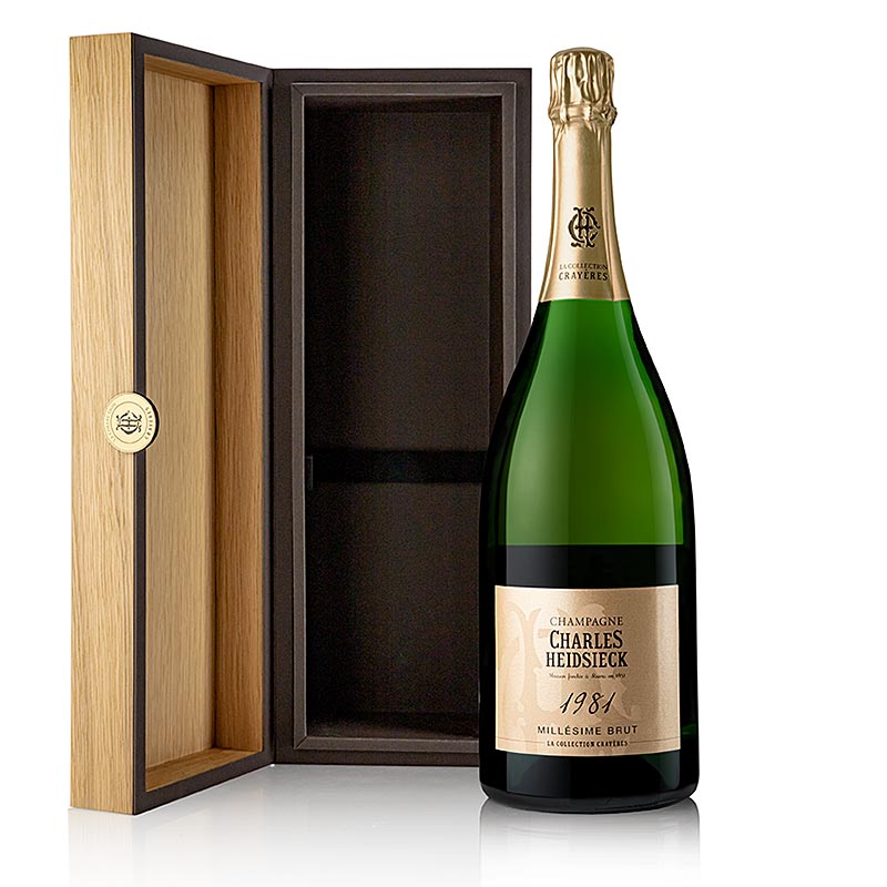 Champagne Charles Heidsieck 1981 Collectie Crayeres, 12% ABV, Magnum - 1.5L - Fles