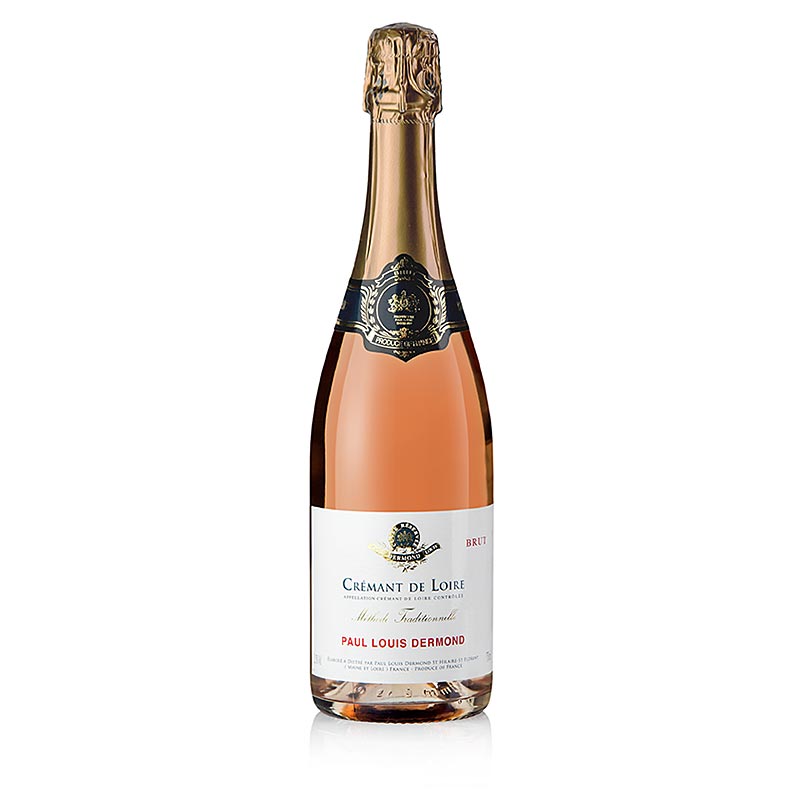 Paul Louis Dermond Cremant de Loire, brut, rose, Sekt Loire, 12,5% vol. - 750 ml - Flasche