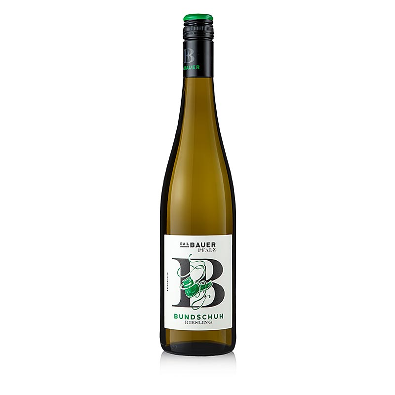 2021er Bundschuh Riesling, trocken, 12% vol., Emil Bauer & Söhne - 750 ml - Flasche 2021er Bundschuh Riesling, trocken, 12% vol., Emil Bauer & Söhne - 750 ml - Flasche