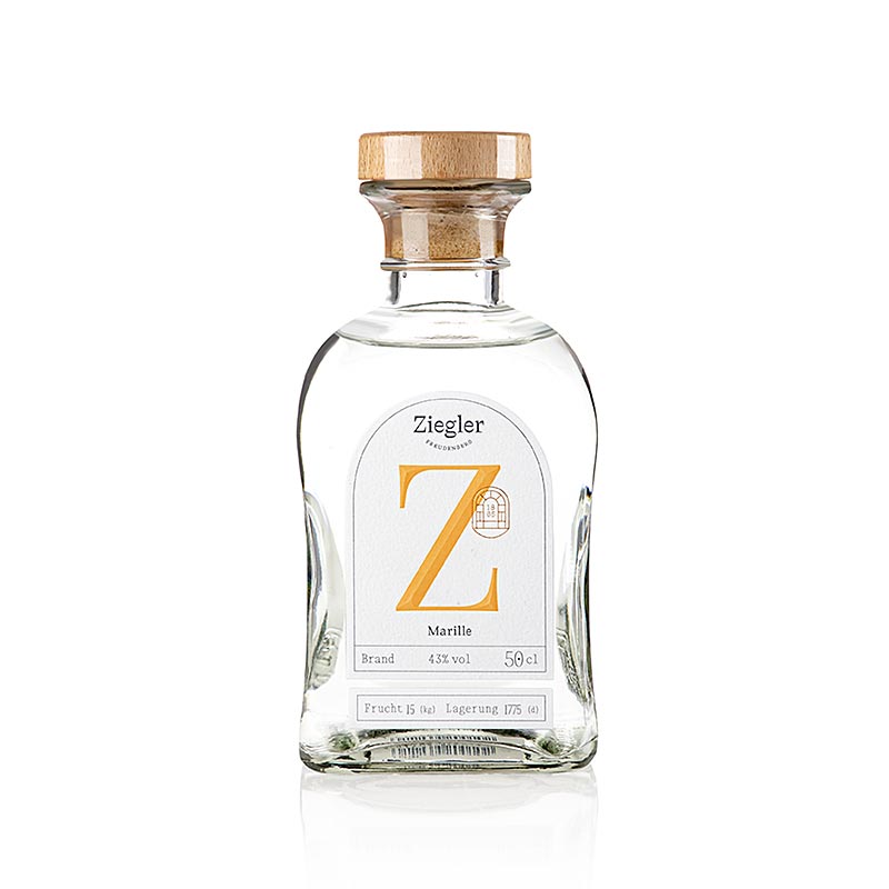 Apricot brandy (apricot) - brandy, 43% vol., Ziegler - 500ml - Bottle