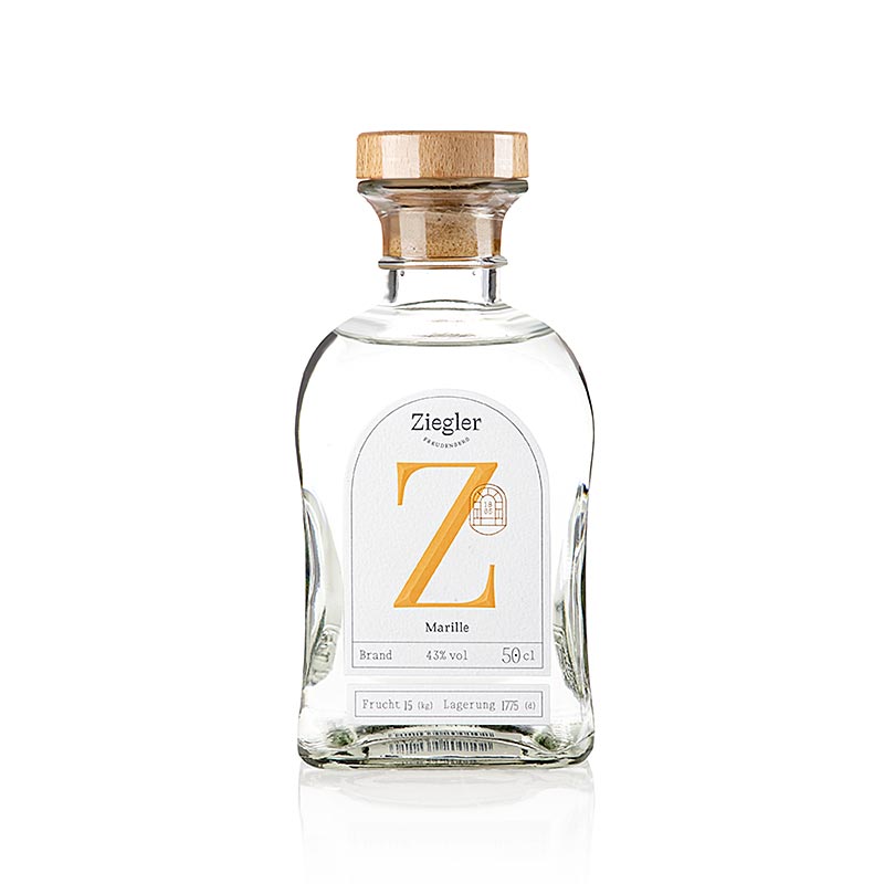 Eau-de-vie d`abricot (abricot) - eau-de-vie, 43% vol., Ziegler - 500ml - Bouteille Eau-de-vie d`abricot (abricot) - eau-de-vie, 43% vol., Ziegler - 500ml - Bouteille