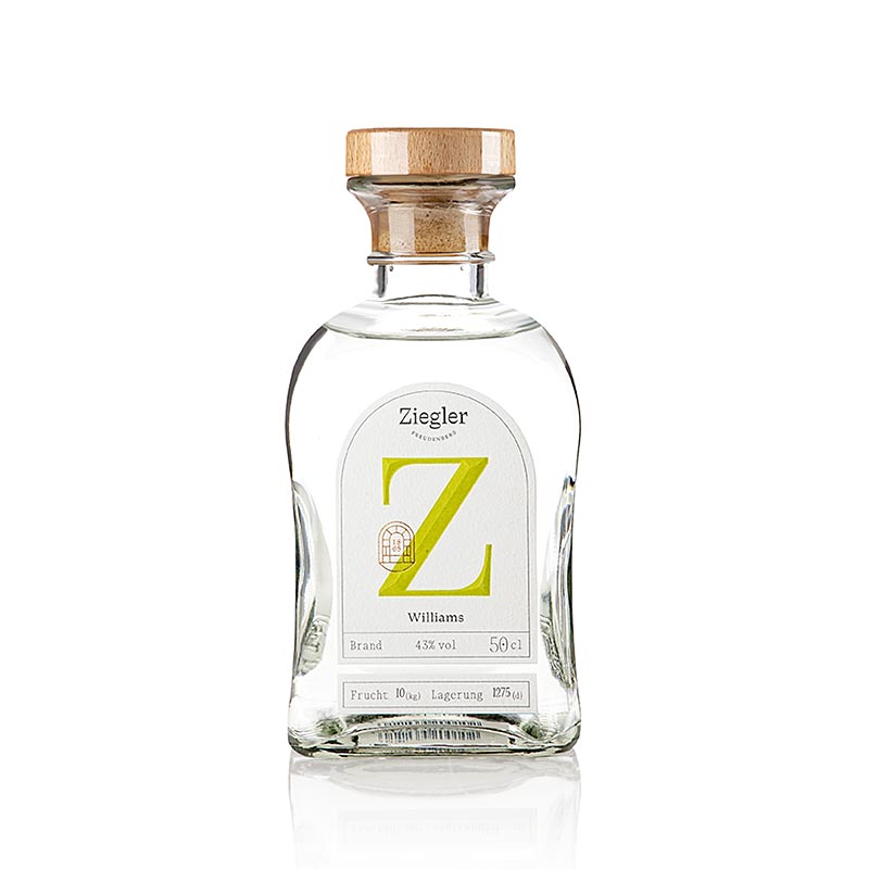 Williams pear brandy - brandy, 43% vol., Ziegler - 500ml - Bottle