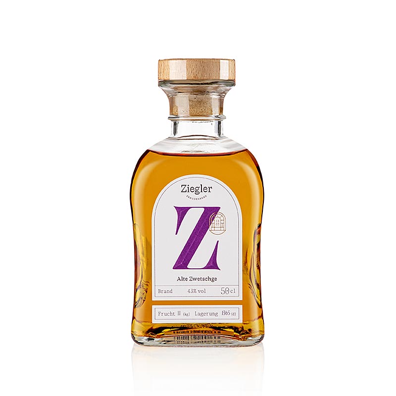 Oude pruim (pruim) - cognac, 43% vol., Ziegler - 500ml - Fles Oude pruim (pruim) - cognac, 43% vol., Ziegler - 500ml - Fles
