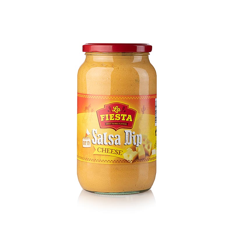 Cheddar Cheese Salsa Dip, La Fiesta - 1 kg - Glas