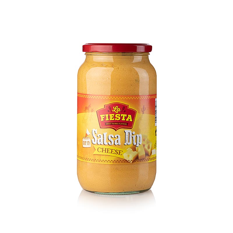 Cheddar Ost Salsa Dip, La Fiesta - 1 kg - Glas