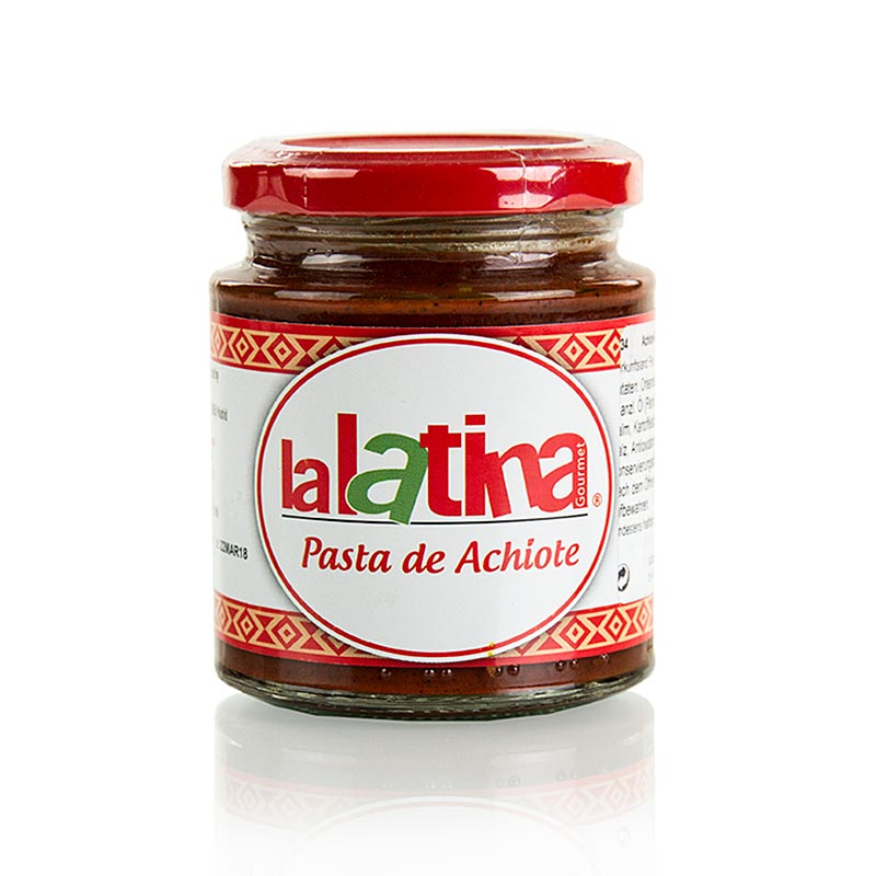 Pasta de Achiote (roed anatto pasta), Lalatina - 225 g - Glas