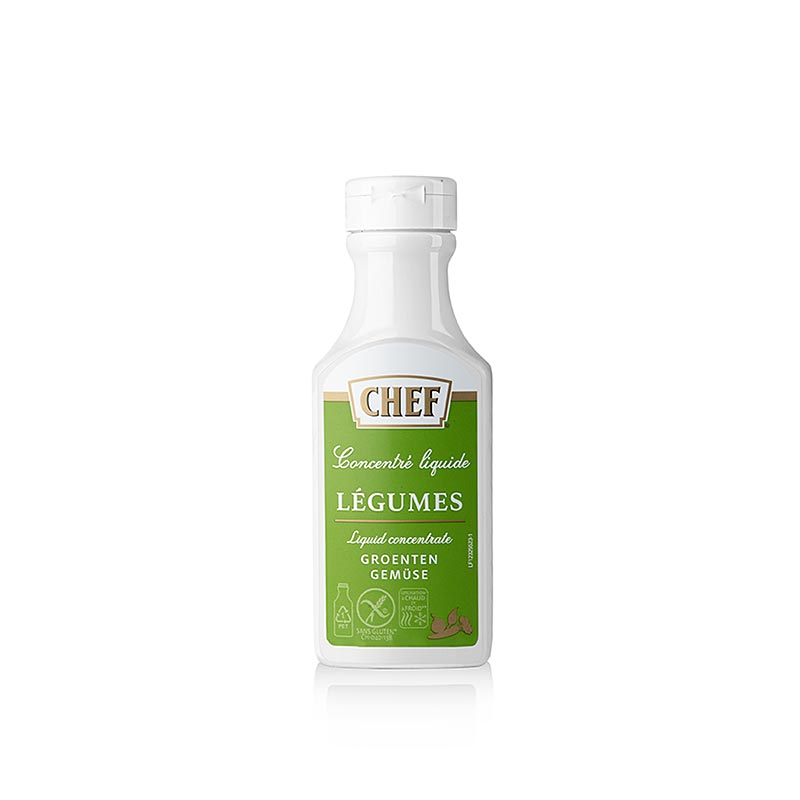 CHEF Premium koncentrat - vegetabilsk lager, væske, i ca. 6 liter - 200 ml - Pe-flaske