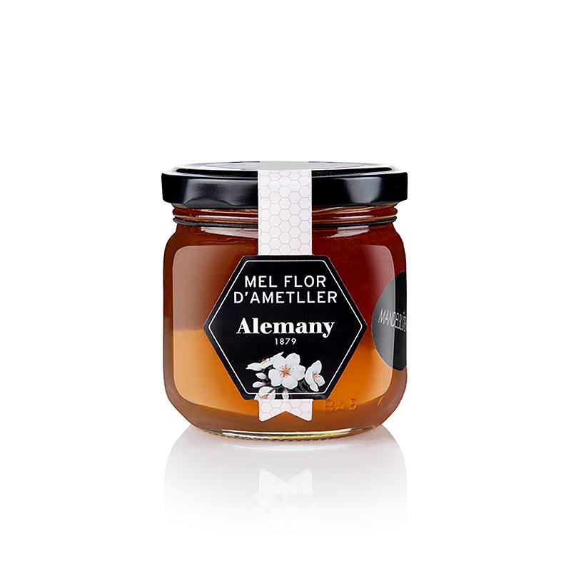 Almond blossom honey Mel Flor d`Ametller from Spain, Alemany - 250 g - Glass