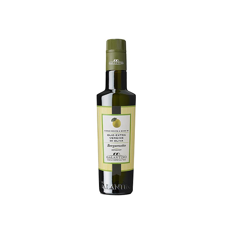 Huile d`olive extra vierge, Galantino à la bergamote - Bergamottolio - 250 ml - bouteille