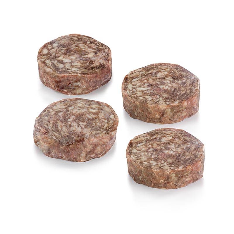 Mini Burger Galettes, Angus Beef Dry Aged, Ø 6cm, eatventure - 220g, 4 x 55g - vide