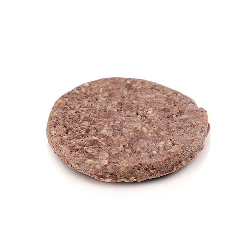Burger Patty, Biru® Wagyu, 8 Wochen Dry Aged, Ø 12cm, eatventure - 180 g - Vakuum Burger Patty, Biru® Wagyu, 8 Wochen Dry Aged, Ø 12cm, eatventure - 180 g - Vakuum