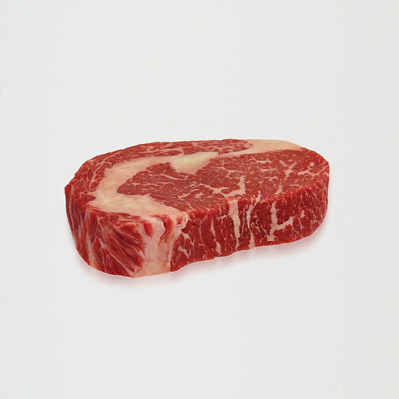 Sélection de bifteck de faux-filet, boeuf de génisse rouge vieilli ShioMizu, eatventure - environ 350g - vide