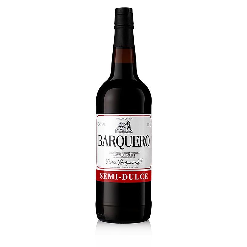 Barquero Semi Dulce, pour la cuisson, 14,5% - 1L - Bouteille