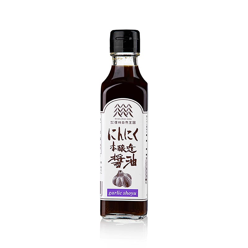 Sojasaus - Shoyu Honjyozo Knoflook, Shizen Okoku - 200ml - Fles