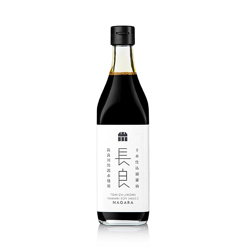 Soja-Sauce - Tamari, 2 Jahre im Holzfass, Nagara - 500 ml - Flasche