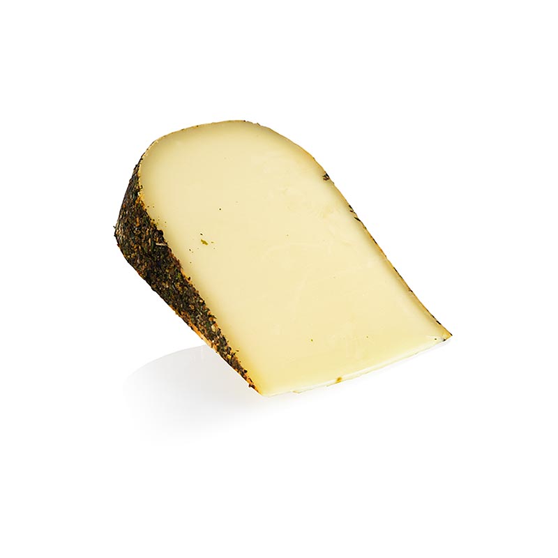 Wild and flowery, hard cheese with blossom rind, cow`s milk, Kober cheese - about 200 g - vacuum